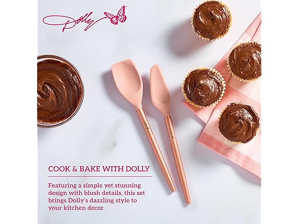 Dolly Parton Mini Scraper and Spoon Spatula Set
