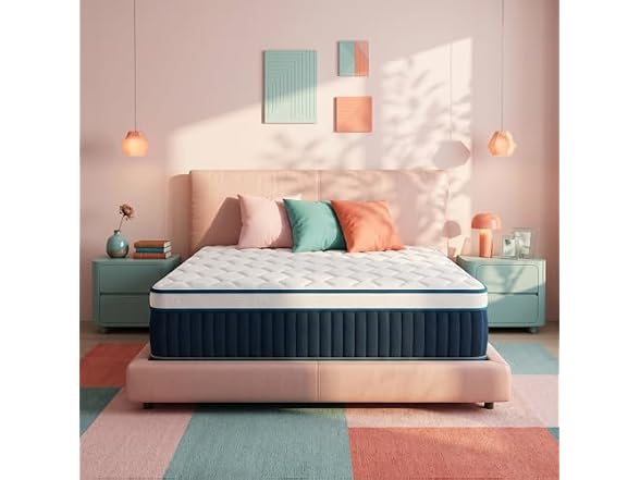 Mutesleep 12 Inch Queen Memory Foam Mattress, Medium Firm