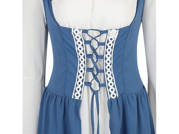 Zhitunemi Women's (XS) Renaissance Dresses Steel - Gallery 7