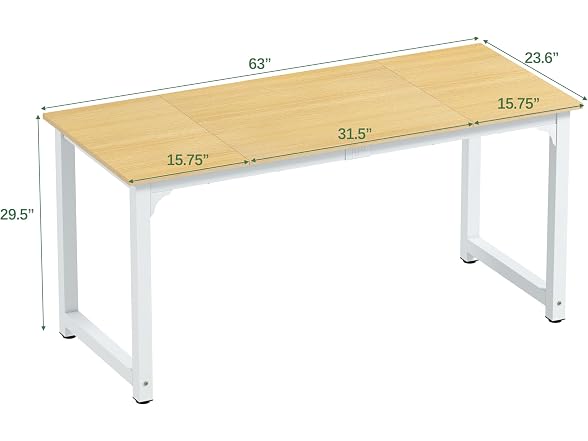 Modern Computer Desk 63 Inch Large