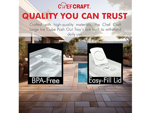 Chef Craft Chef Craft Ice Cube Tray with Lid