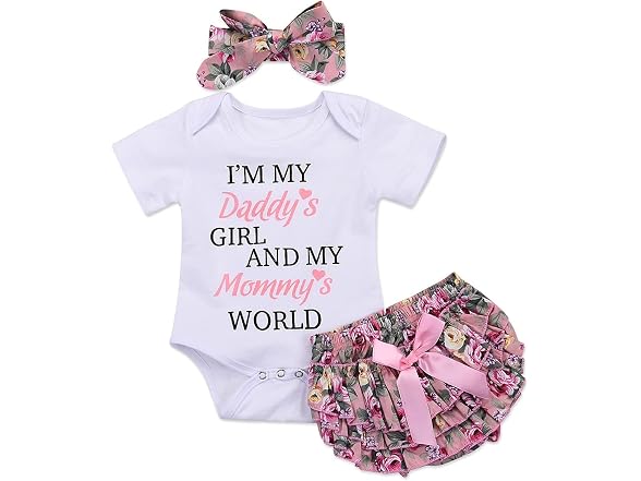 Honykids (0-3 MOS) Newborn Baby Girl Romper Set