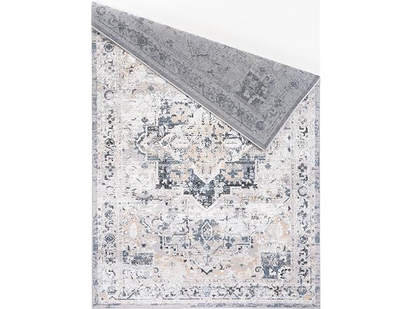 L'Baiet Sophia Grey Oriental 2x6 Runner Rug