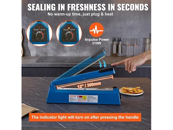VEVOR Impulse Sealer 12 inch