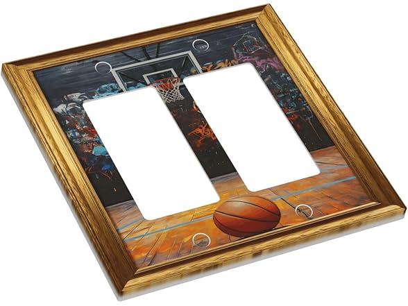 Vorchtax Decorative Art Light Switch Covers Basket