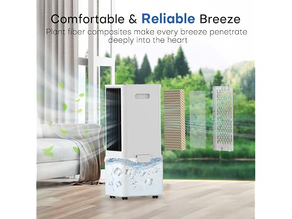 SKYICE JDAC69R 3-IN-1 Windowless Swamp Cooler