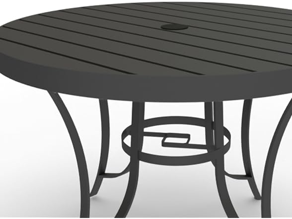 Four Seasons Courtyard Palermo Aluminum Slat Top Dining Table