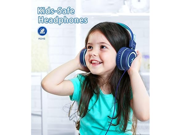 Bywulanda Kids Headphones with LED Lights