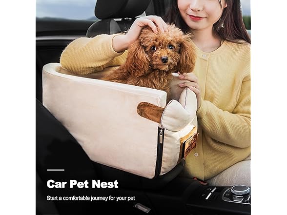 Ergocar Pets Booster Seat for Car Front Seat