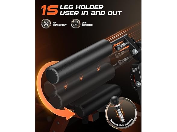 FEIERDUN 4-in-1 Leg Extension Curl Machine