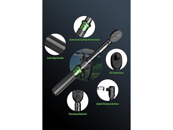 LLAVETOR 1/4 inch Click Torque Wrench