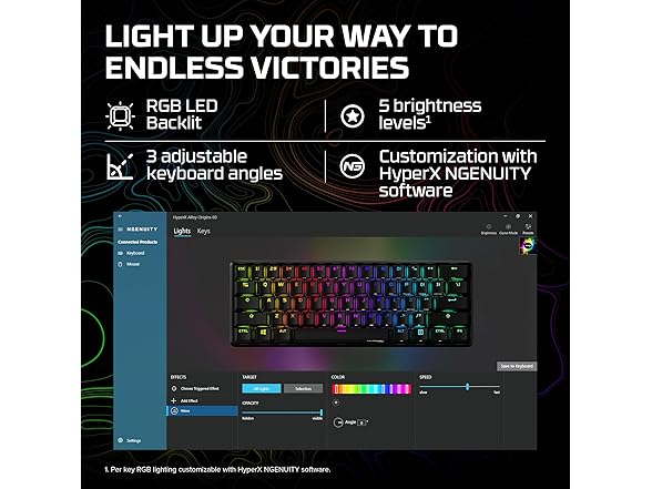 HyperX Alloy Origins 60 - Mechanical Gaming Keyboard