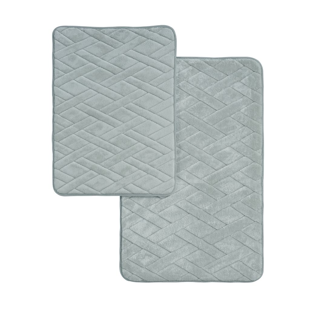 Dan River 2PC Luxury Memory Foam Bath Mats - Gallery 10