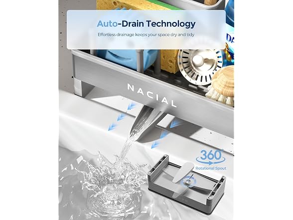 Nacial Sponge Holder for Kitchen Sink