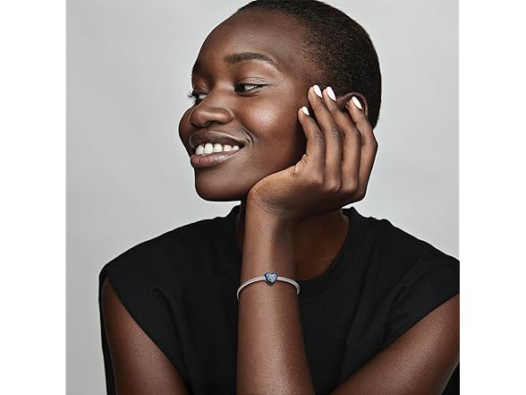 Charm Pandora 792750C01 blue rotating heart (Open Box)