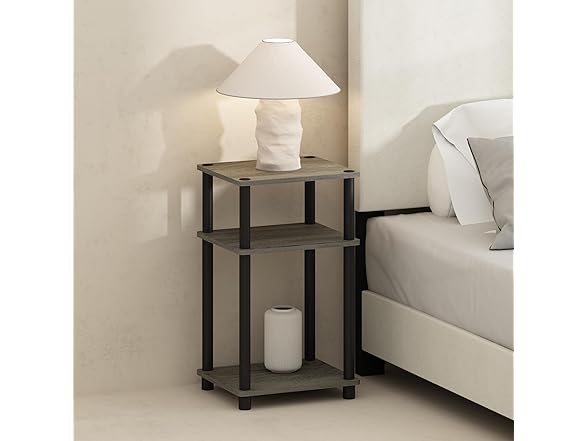 Furinno 3-Tier Nightstand 2-Pk
