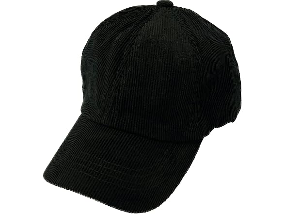 C.C (OS) Corduroy Criss-Cross Ponay Cap