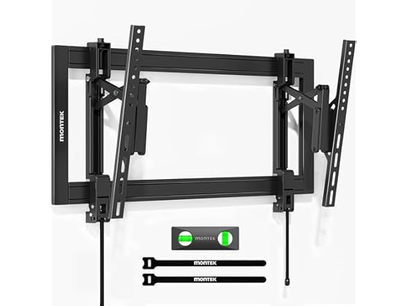 monTEK Heavy Duty Tilting TV Wall Mount | 37-90"