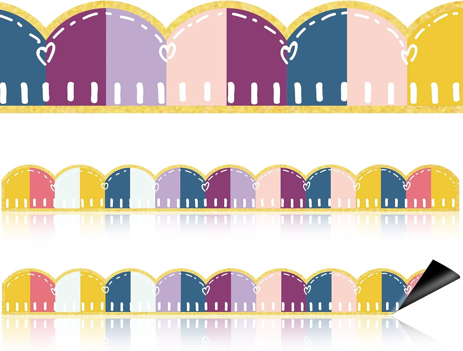 36 Pieces Magnetic Borders for Classroom - Gallery 4