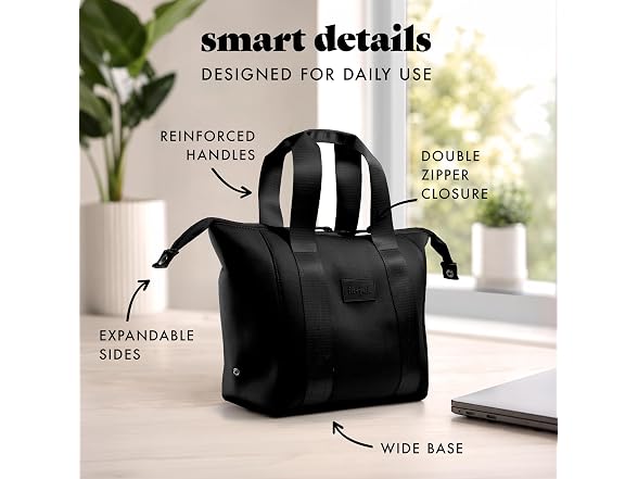 Fit & Fresh Remi Lunch Bag for Women Work Black