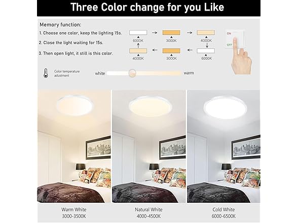 RGZZUP  8Pack LED Ceiling Light