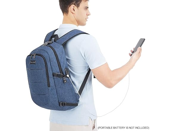 Tzowla Blue 15.6" Laptop Backpack