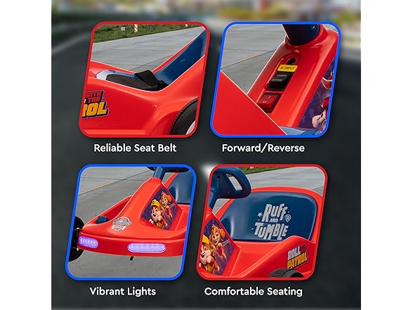 Paw Patrol Chase 6V Electric Go Kart for Kid