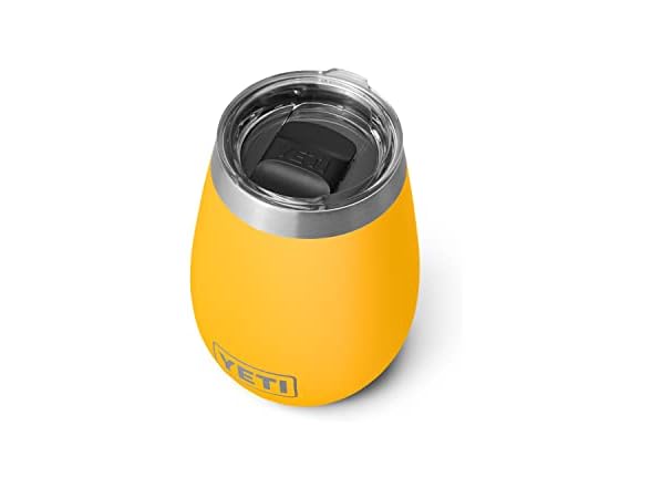 YETI Rambler Wine Drinking Cup, 10oz, Alpine Yellow