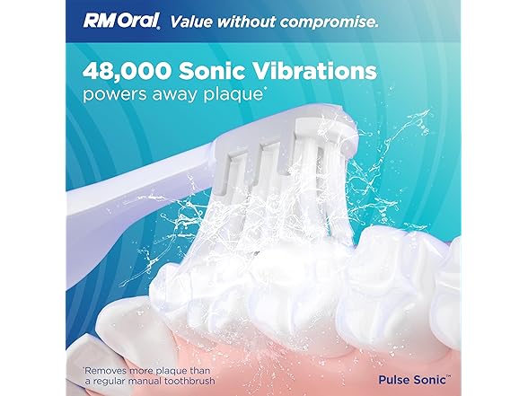RM Oral RM Oral Pulse Sonic Powered Toothbrush w