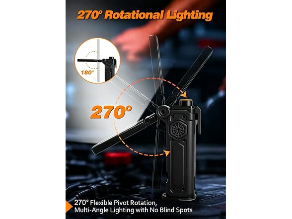 CuLiDing Rechargeable LED Work Light 2Pk