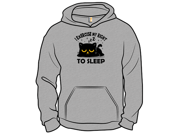I Exercise My Right To Sleep