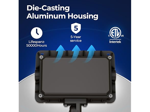 CINOTON 50W LED Flood Light Dusk to Dawn