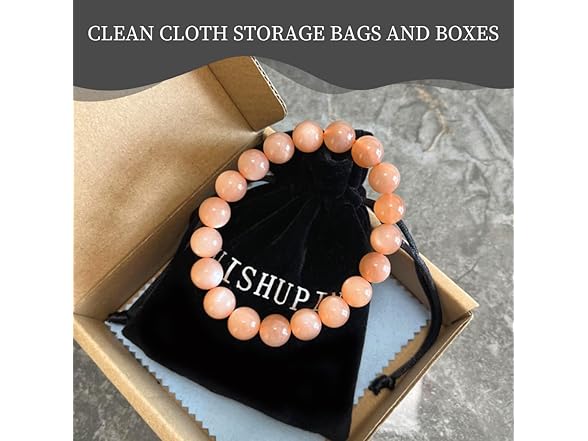 Ruishupin Orange Sunstone Bracelet