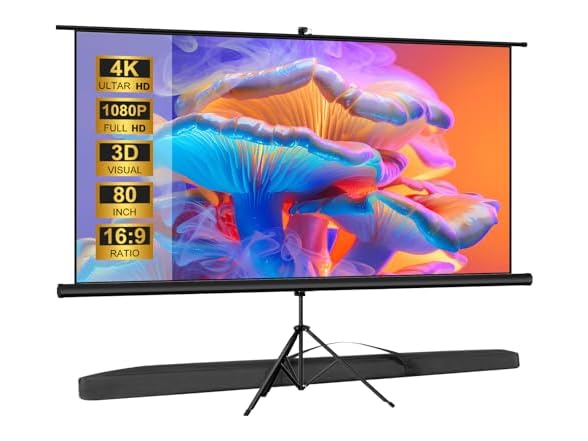 SCREENMAX Projector Screen with Stand
