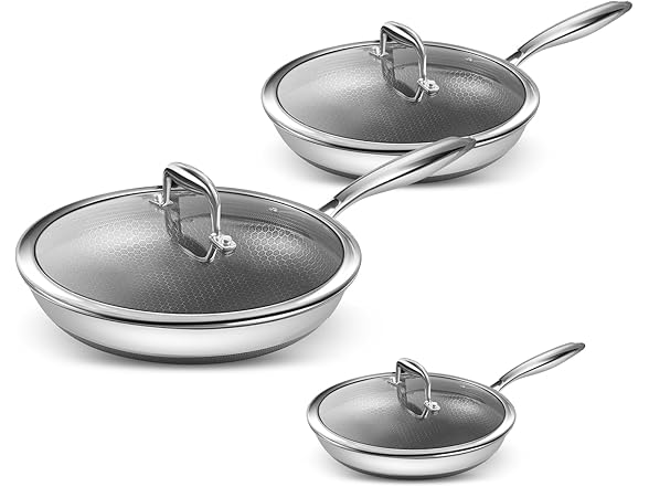 3 Nonstick Frying Pan Set