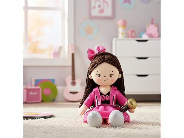 Linzy 15" Superstar Pinky Rag Doll