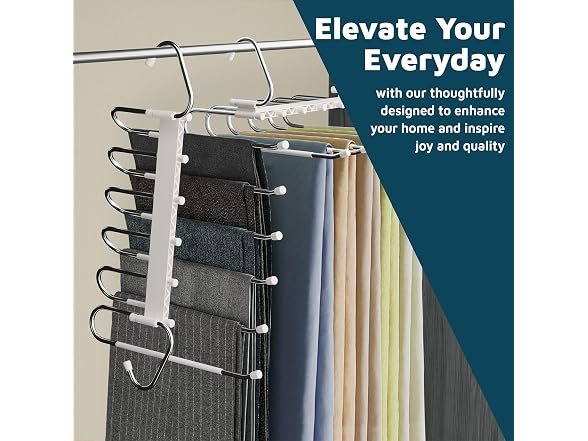 Lifemaster Space Saving Pants Hangers 1 Pack