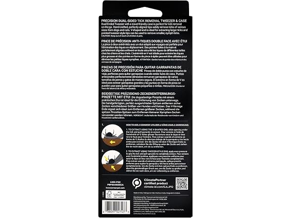 Tweezerman Pet Dog & Cat Tick Remover Tweezer Kit