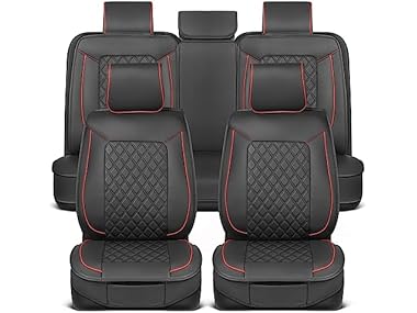 $39.99, Was $102.69, 61% Off! MotorBox Prestige Faux Leather Seat Covers Full Set dealfomo