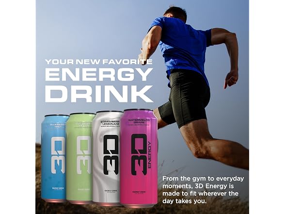 3D | Sugar Free Energy Drink 16oz