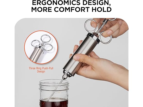 Red Mountain Valley Stainless Steel Turkey Injector