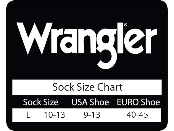 Wrangler (10-12) Lightweight Ultra-Dri Over Socks