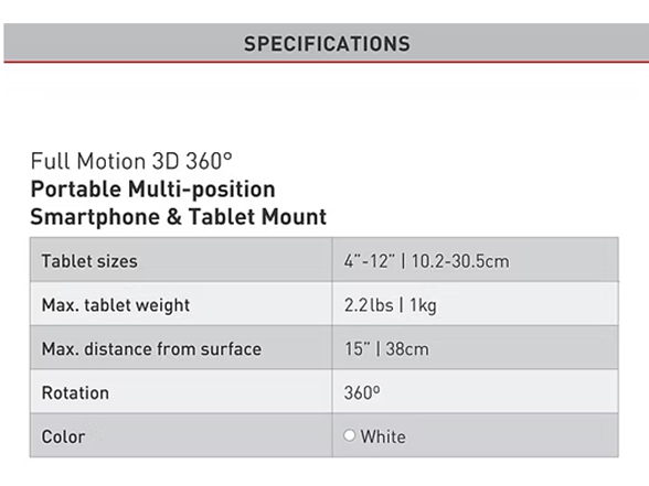 Barkan Smartphone & Tablet Mount