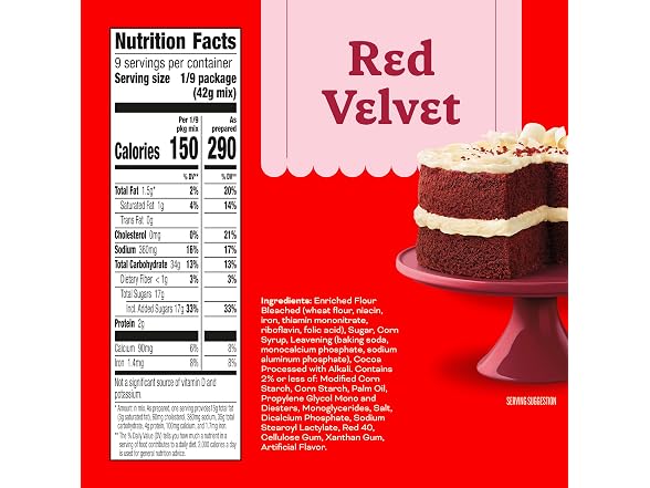 Betty Crocker Delights Super Moist Red