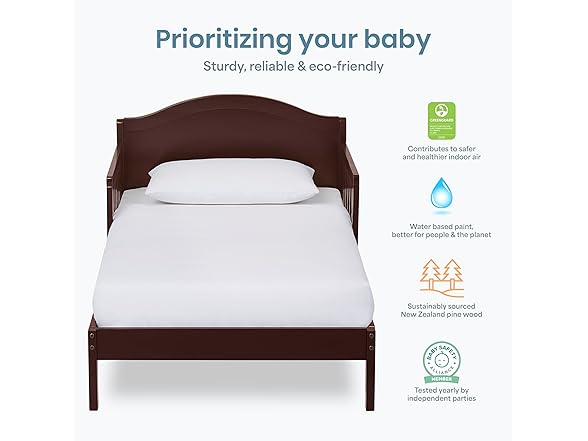 Dream On Me Sydney Toddler Bed w/Guards