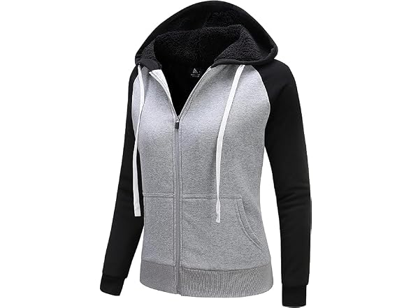 Zity Women (M) Hoodies Fleece Jacket Sweatshirt