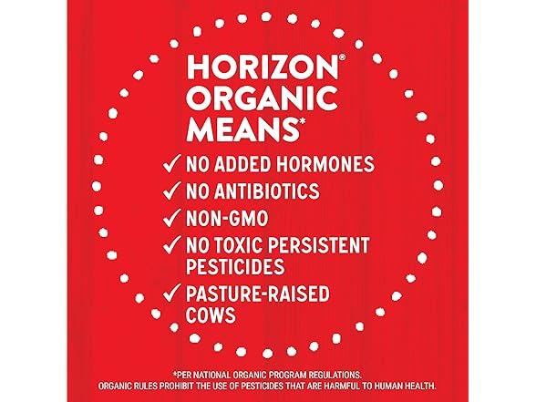 6PK Horizon Organic Shelf Stable Whole Milk