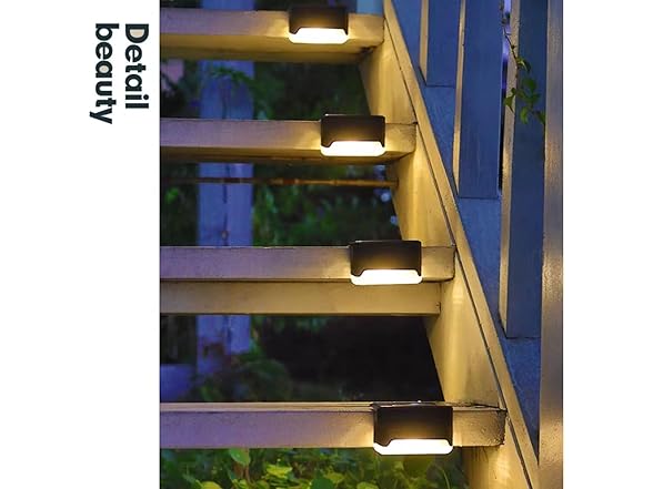 CzlBezr Solar Deck Lights Outdoor