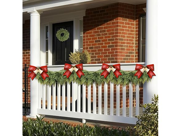 Nazano Real Touch Christmas Cedar Garland