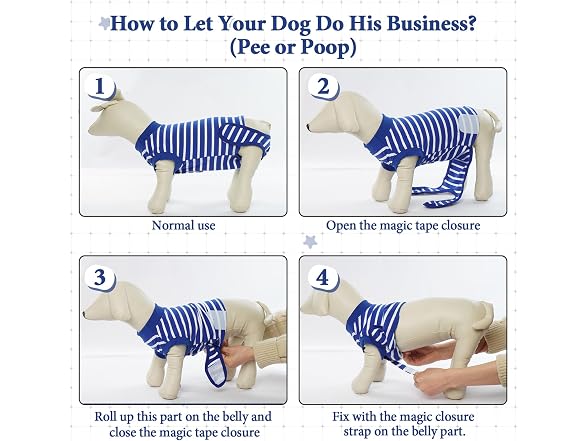 IDOMIK Dog Recovery Suit